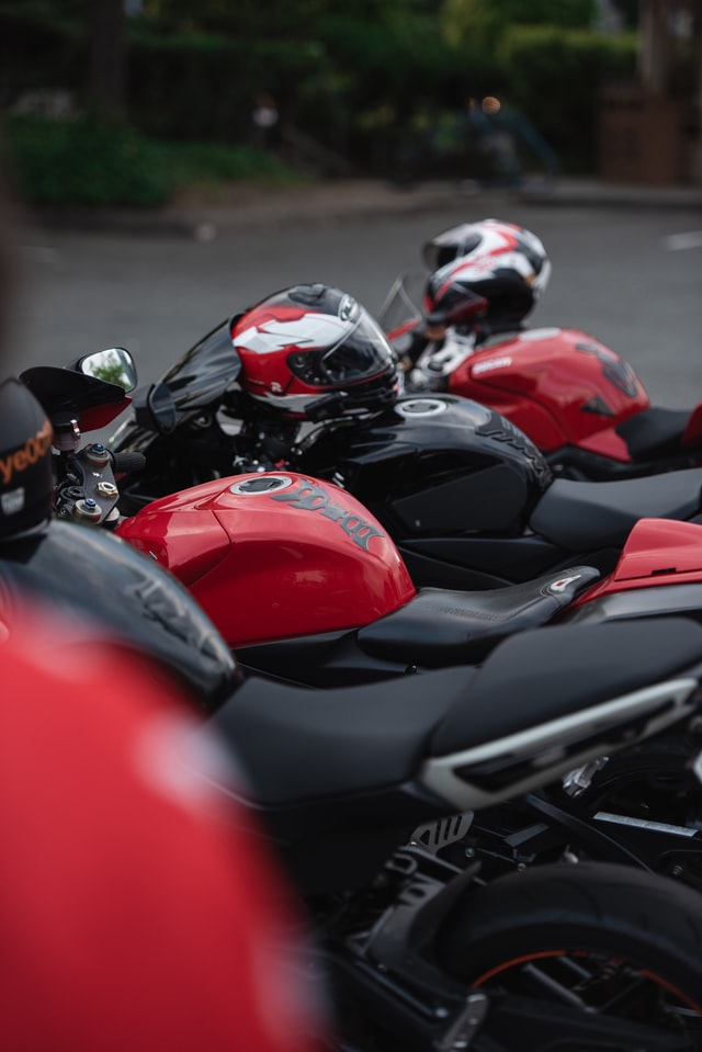 image of a few motorcycles